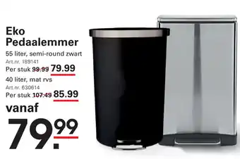 Sligro Eko Pedaalemmer aanbieding