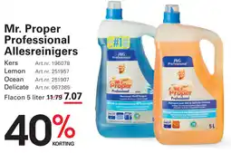 Sligro Mr. Proper Professional Allesreinigers aanbieding