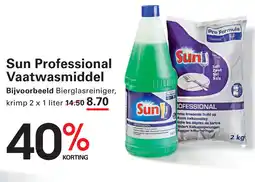 Sligro Sun Professional Vaatwasmiddel aanbieding