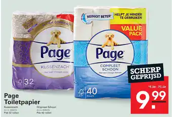 Sligro Page Toiletpapier aanbieding