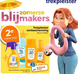 Trekpleister Trekpleister zonbescherming aanbieding