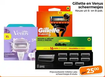 Trekpleister Gillette en Venus scheermesjes aanbieding