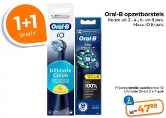 Trekpleister Oral-B opzetborstels aanbieding