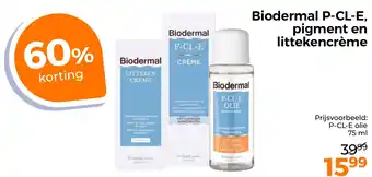 Trekpleister Biodermal P-CL-E, pigment en littekencrème aanbieding