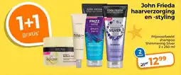 Trekpleister John Frieda haarverzorging en styling aanbieding