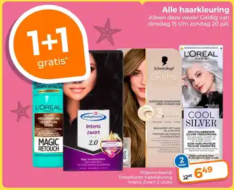 Trekpleister Alle haarkleuring aanbieding