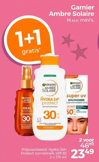 Trekpleister Garnier Ambre Solaire aanbieding