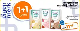 Trekpleister Trekpleister maaltijdshake aanbieding