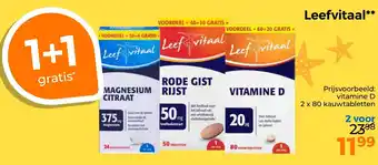 Trekpleister Leefvitaal aanbieding