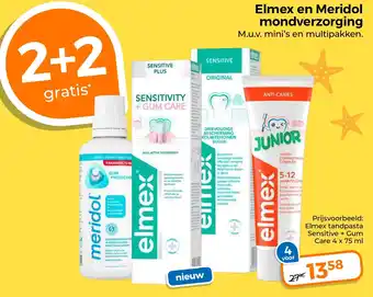 Trekpleister Elmex en Meridol mondverzorging aanbieding