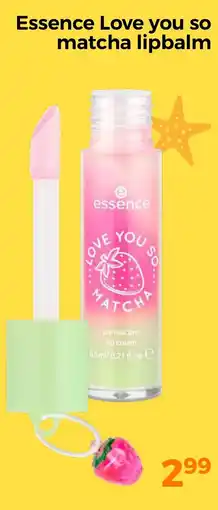 Trekpleister Essence Love you so matcha lipbalm aanbieding