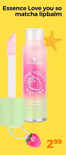 Trekpleister Essence Love you so matcha lipbalm aanbieding