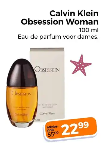 Trekpleister Calvin Klein Obsession Woman aanbieding