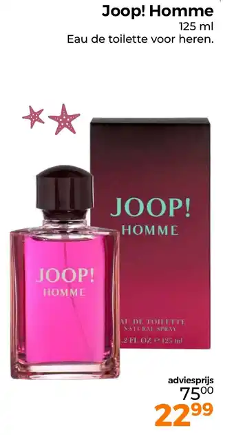 Trekpleister Joop! Homme aanbieding
