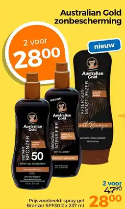 Trekpleister Australian Gold zonbescherming aanbieding