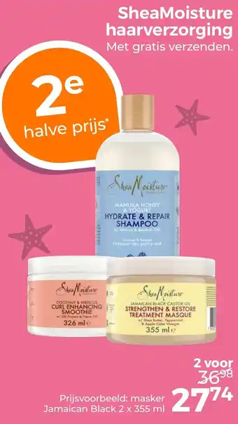 Trekpleister SheaMoisture haarverzorging aanbieding