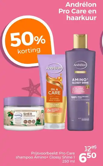 Trekpleister Andrélon Pro Care en haarkuur aanbieding