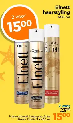 Trekpleister Elnett haarstyling aanbieding