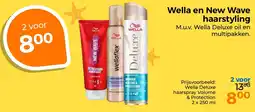 Trekpleister Wella en New Wave haarstyling aanbieding