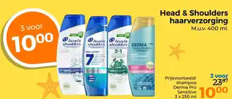 Trekpleister Head & Shoulders haarverzorging aanbieding