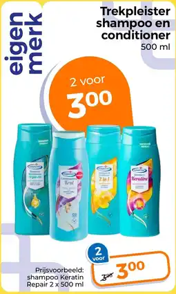 Trekpleister Trekpleister shampoo en conditioner aanbieding