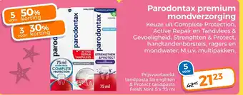 Trekpleister Parodontax premium mondverzorging aanbieding