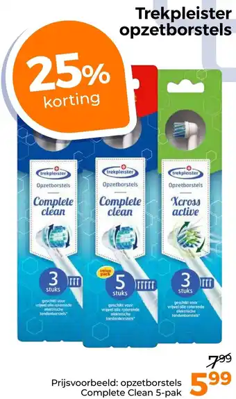 Trekpleister Trekpleister opzetborstels aanbieding