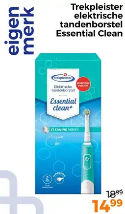 Trekpleister Trekpleister elektrische tandenborstel Essential Clean aanbieding
