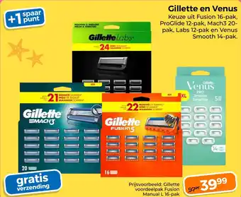 Trekpleister Gillette en Venus aanbieding