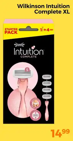 Trekpleister Wilkinson Intuition Complete XL aanbieding
