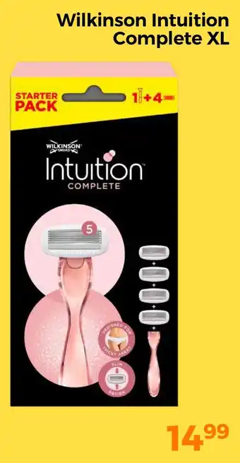 Trekpleister Wilkinson Intuition Complete XL aanbieding