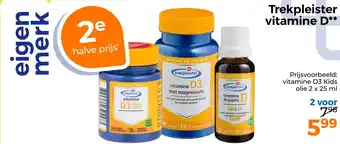 Trekpleister Trekpleister vitamine D aanbieding