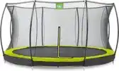 Bol.com EXIT Silhouette inground trampoline rond ø427cm - groen aanbieding