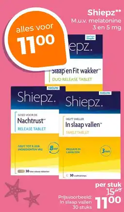 Trekpleister Shiepz aanbieding