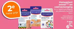 Trekpleister Hansaplast wond en voetverzorging aanbieding