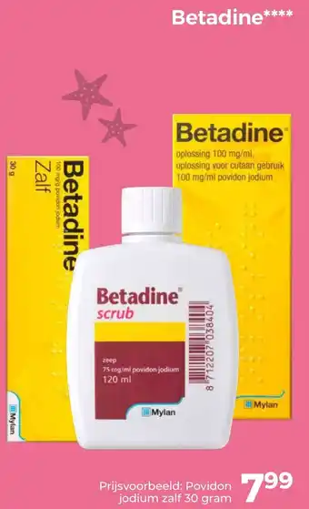 Trekpleister Betadine aanbieding