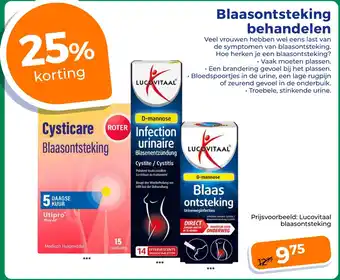 Trekpleister Blaasontsteking behandelen aanbieding