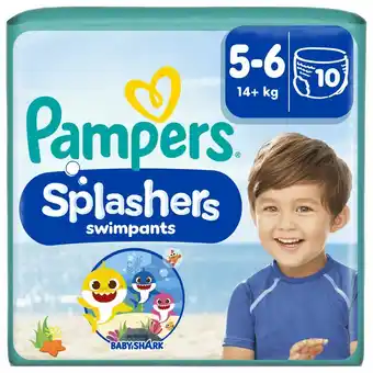 Plein.nl 8x Pampers Splashers Zwemluiers aanbieding