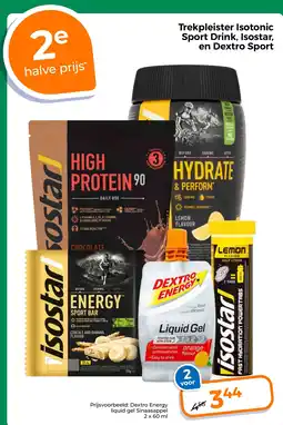 Trekpleister Trekpleister Isotonic Sport Drink, Isostar, en Dextro Sport aanbieding