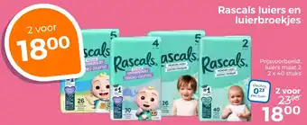 Trekpleister Rascals luiers en luierbroekjes aanbieding