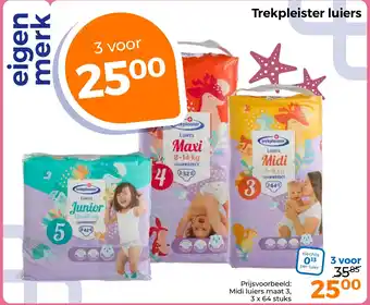 Trekpleister Trekpleister luiers aanbieding