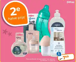 Trekpleister Prijsvoorbeeld: afwasmiddel voor spenen en flessen aanbieding