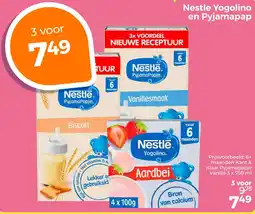 Trekpleister Nestle Yogolino en Pyjamapap aanbieding