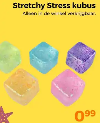 Trekpleister Stretchy Stress kubus aanbieding
