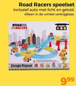 Trekpleister Road Racers speelset aanbieding