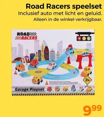 Trekpleister Road Racers speelset aanbieding