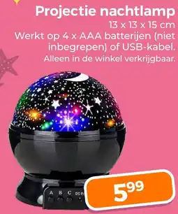Trekpleister Projectie nachtlamp aanbieding