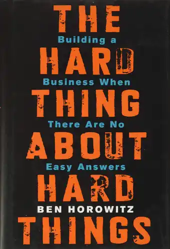 Amazon The Hard Thing about Hard Things: Building a Business When There Are No Easy Answers aanbieding