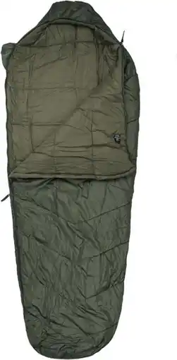 Bol.com TF-2215 - mummy - slaapzak - modulair 230 x 86 cm - Groen aanbieding