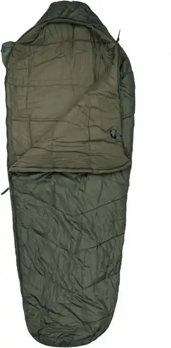 Bol.com TF-2215 - mummy - slaapzak - modulair 230 x 86 cm - Groen aanbieding